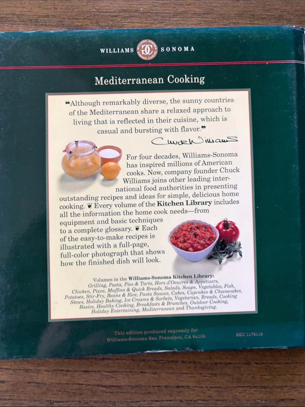 3 Vintage Williams Sonoma Kitchen Library Cookbooks - Pasta Pizza Mediterranean